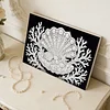 DIY Pearl Painting Shell for Home Wall Decor with Frame(20x30cm)