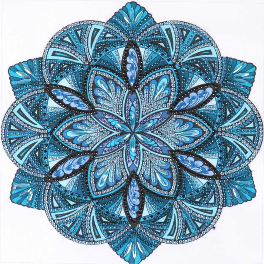 Mandala 30*30CM(Canvas) Partial Round Drill Diamond Painting