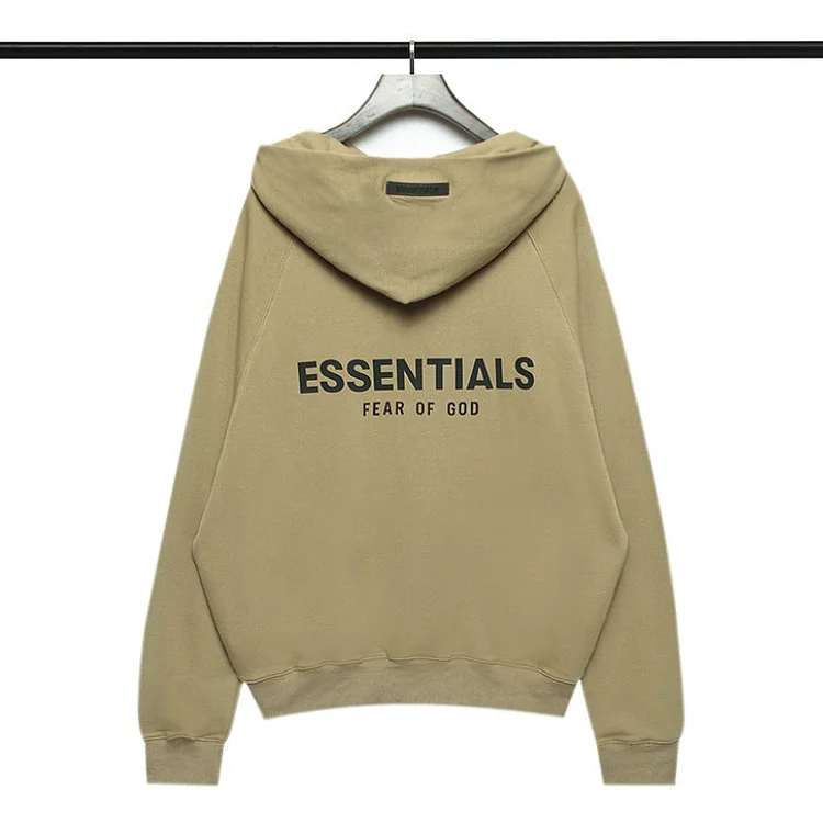 Fog Fear of God Hoodie Letters for Men and Women Couple Hooded Sweater Baggy Coat