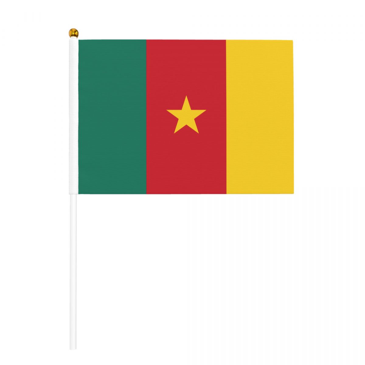 Cameroon Flag Small Stick Mini Hand Held Flags