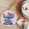 8pcs Cartoon DIY Diamond Painting Holz Untersetzer Kits mit Halter (Stich)