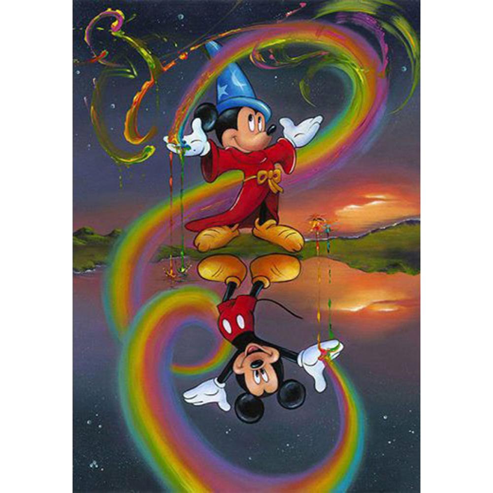 

30*40CM - Mickey Mouse - Round Drill Diamond Painting, 501 Original