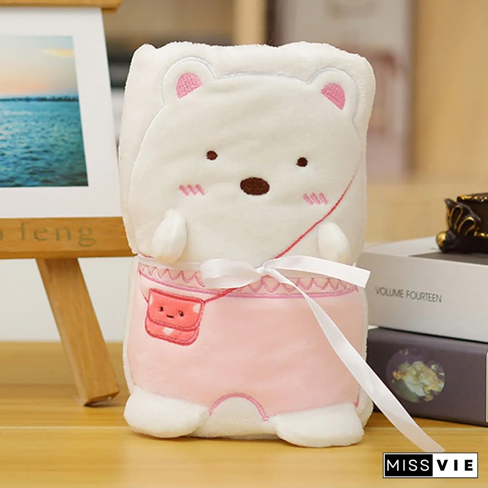 Lovely 3D Animal Print Wearable Blanket