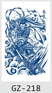 Temporary Tattoos Stickers Dragon Lion Monkey King Juice Ink Lasting Natural Men Womens Arm Body Chest Realistic Art Fake Tatoo