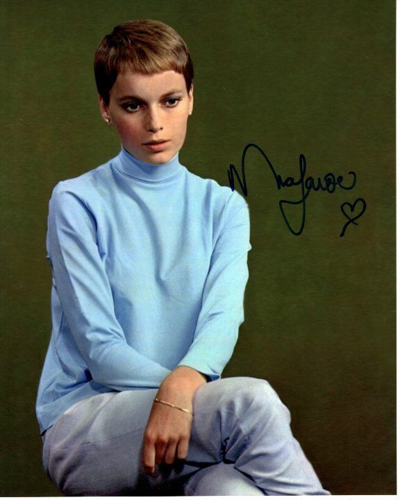 MIA FARROW signed autographed 8x10 Photo Poster painting