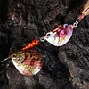 5pcs Metal Spoon Spinner Fishing Lure Fishing Wobblers Hard Bait for Bass Trout