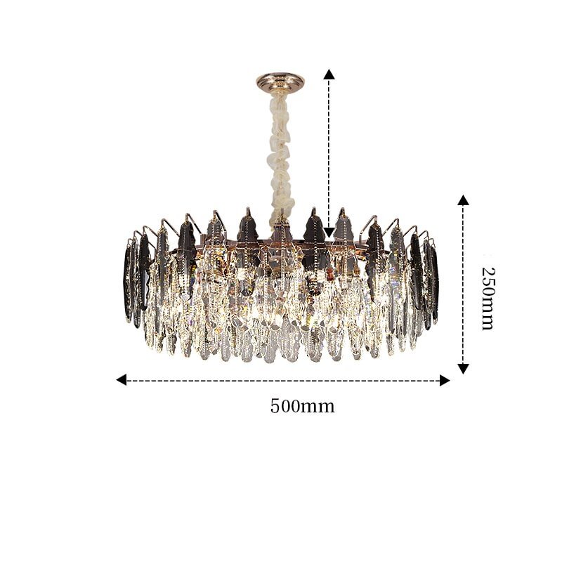 Modern Crystal Pendant Light Bedroom Pendant Lamp Dining Room Led Kitchen Fixture Holder Lamp Bathroom Living Room Hanging Lamp
