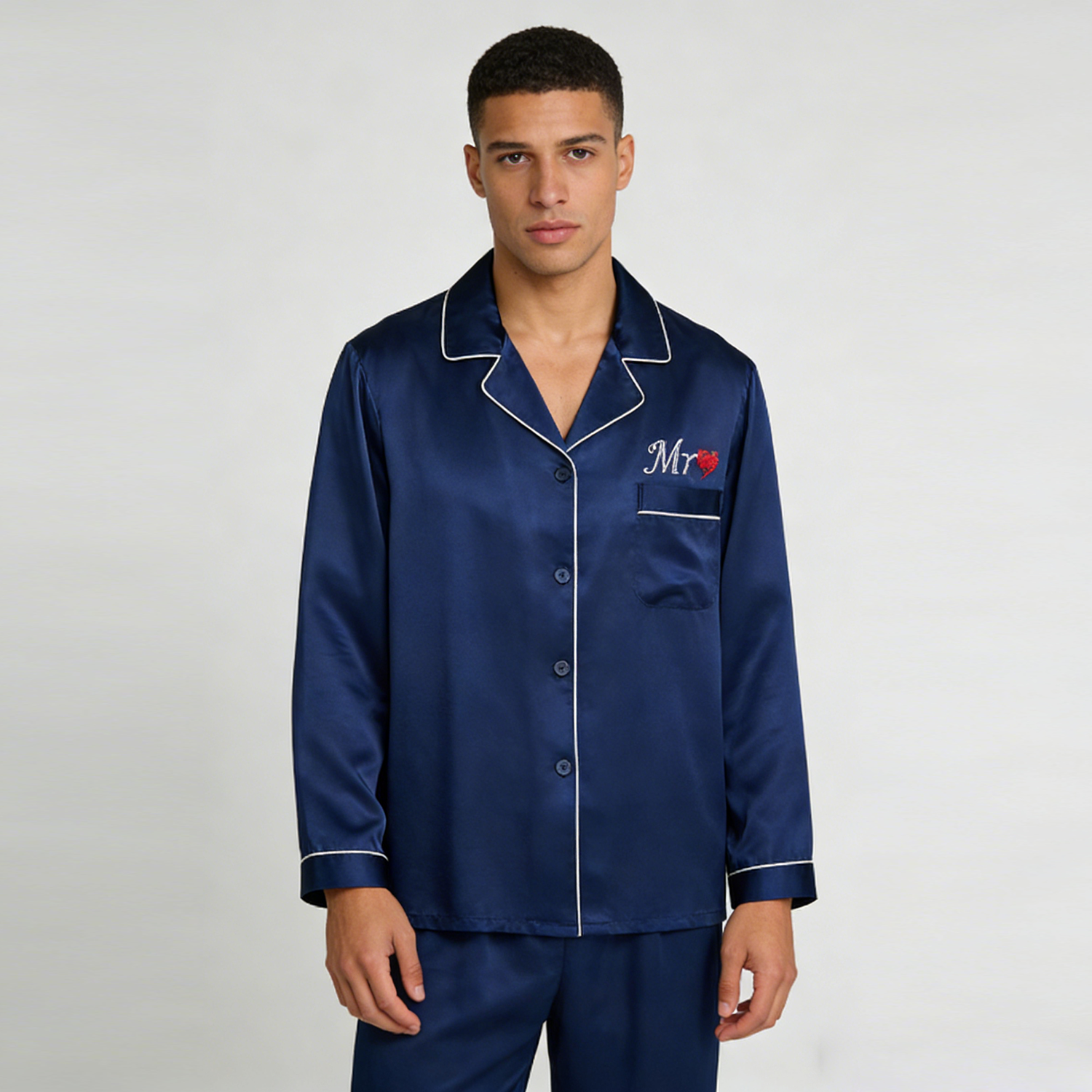 Men's Romantic Vibes Silk Pajamas REAL SILK LIFE