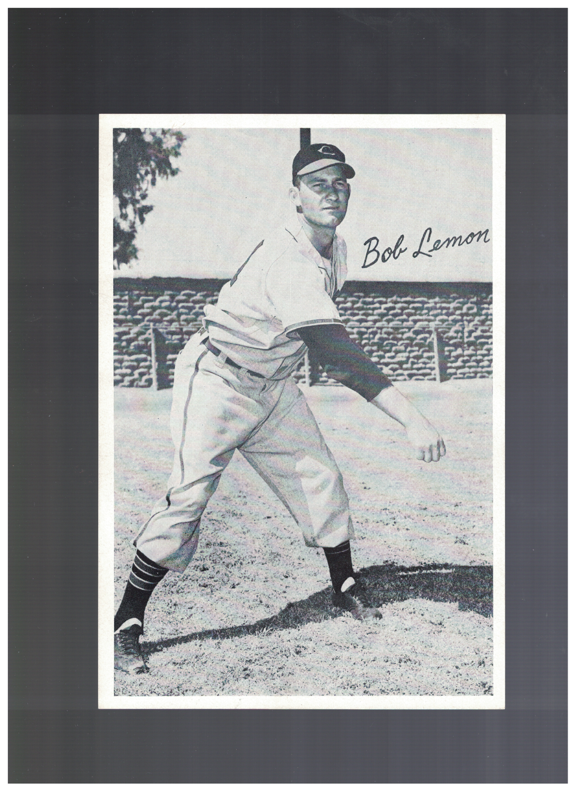 Bob Lemon Cleveland Indians 1950's 6x9 Picture Pack Photo Poster painting AO