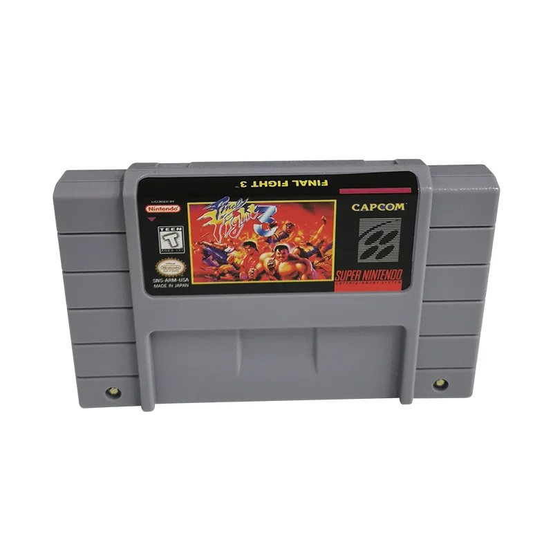 FINAL FIGHT 3 SNES For Super Nintendo SNES - 16 Bit US Version Game Cartridge