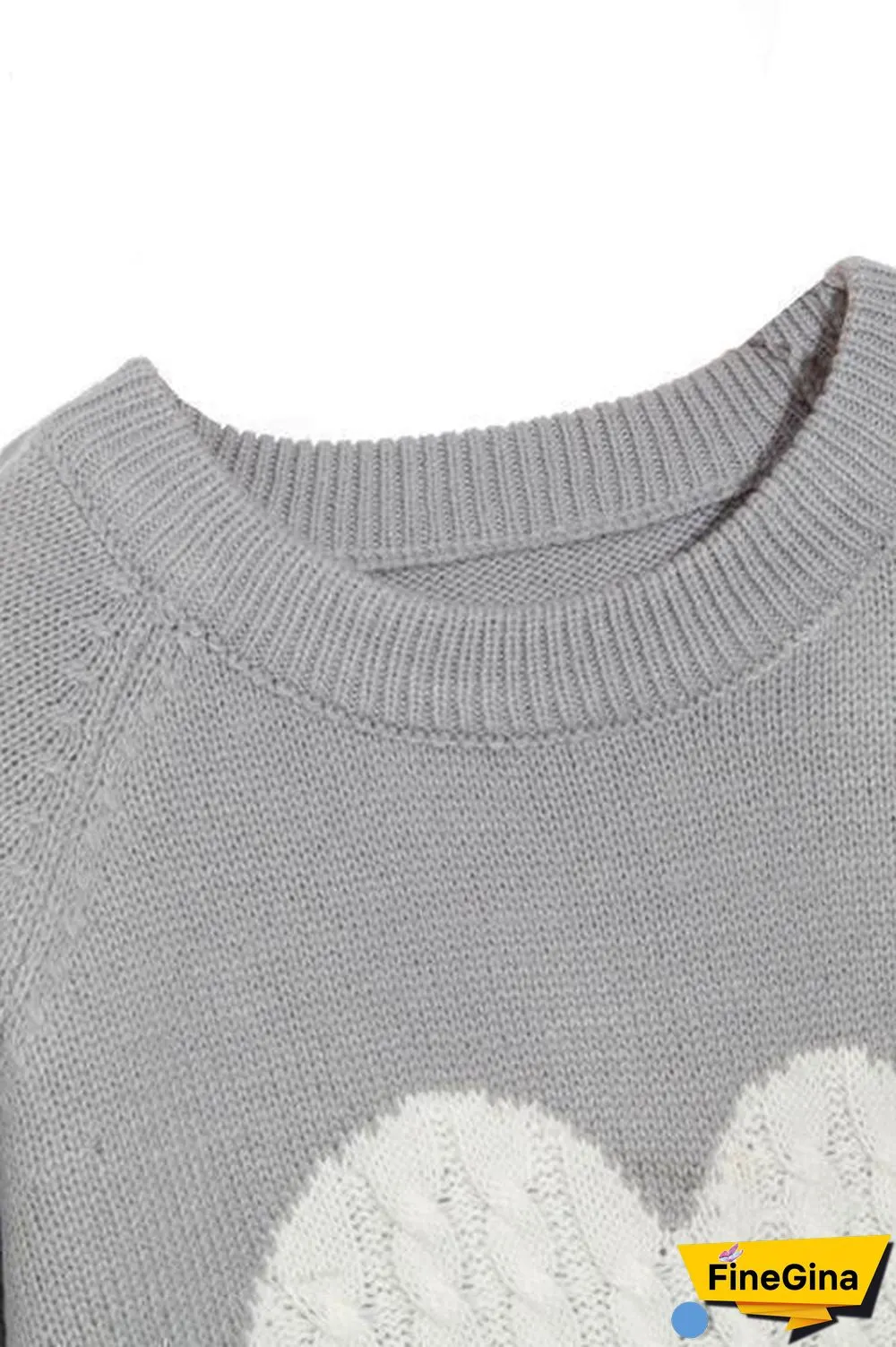 Thanks Love Heart Sweaters