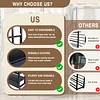 [US Local Warehouse] 2 Pack Shade Sail Poles 10FT Outdoor Sun Shade Poles 2.100in Diameter Heavy Duty Metal Post for Deck Patio Outside Backyard