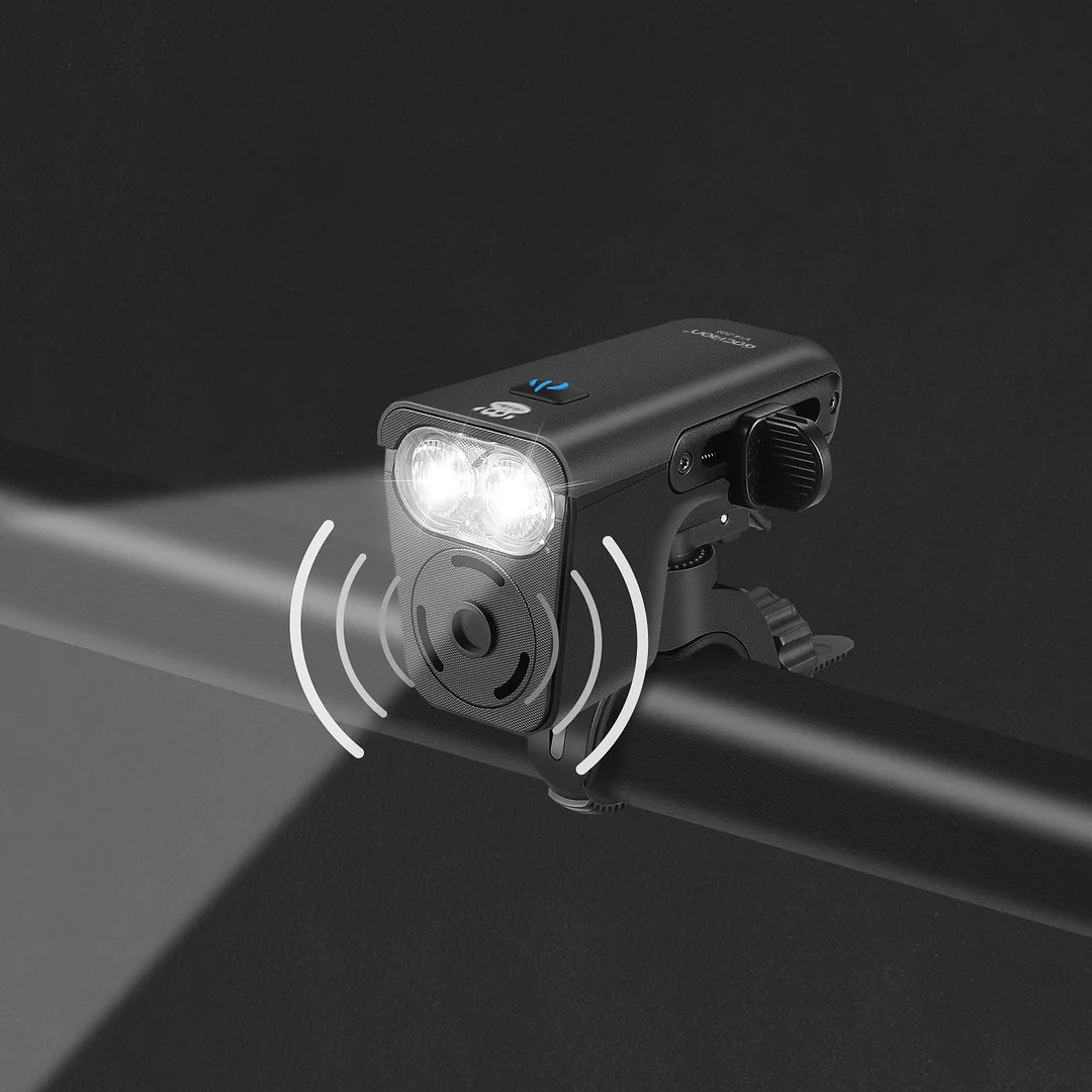 V18-400 Bike Light With Horn Buzzer 