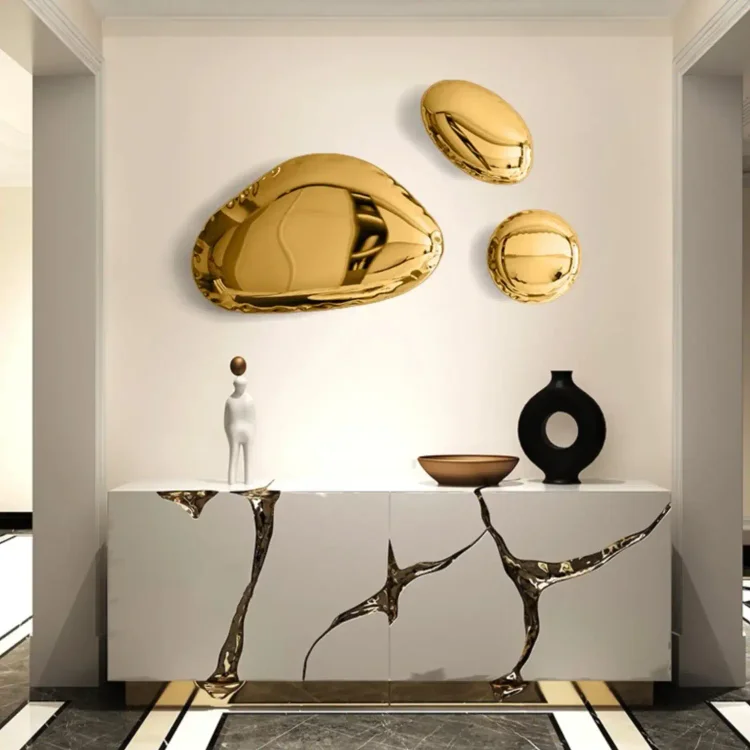 Stainless Steel Water Drop Wall Pendants