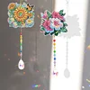 2 PCS Flower Butterfly - 5D DIY Pendant