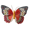 DIY Embroidered Butterfly Brooch Embroidery Butterfly Lapel Pin Clothes Decoration for Backpack Pants T-Shirt Jacket Bags Dress Jeans