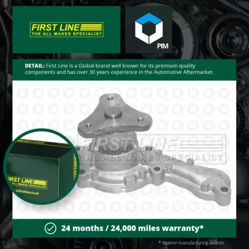 Water Pump FWP2117 First Line Coolant 19200PWA003 Genuine Top Quality Guaranteed Parts
