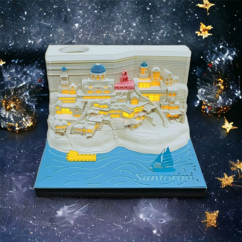 TimePiece Calendar - Santorini