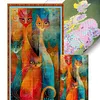 Cat-14CT Stamped Cross Stitch 40*70cm(Big Size) tapestrymarket