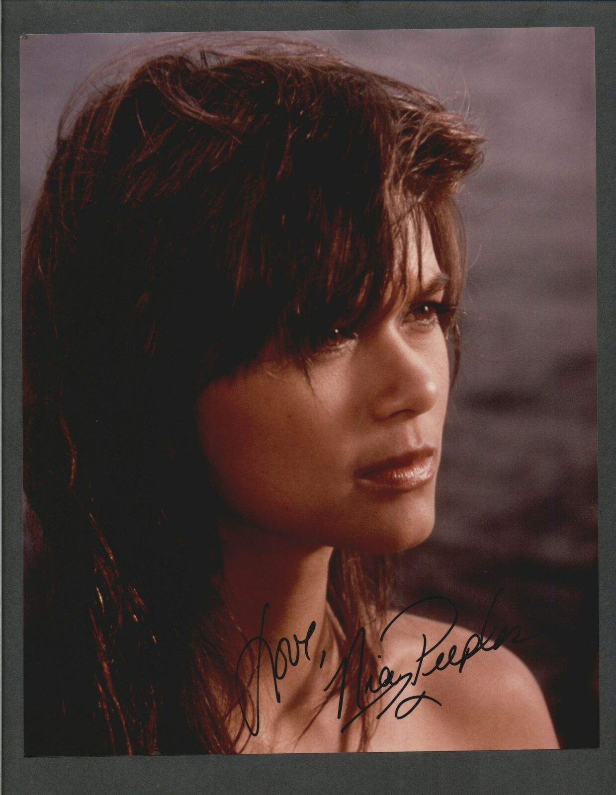 Nia Peeples - Signed Autograph Color 8x10 Photo Poster painting - Walker Texas Ranger