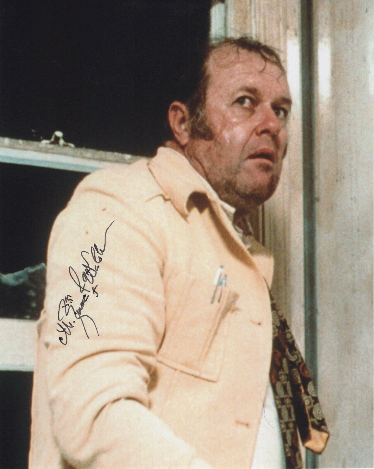 M EMMET WALSH SIGNED AUTOGRAPH BLOOD SIMPLE 8X10 Photo Poster painting #2