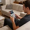 Foldable Retro Handheld Game Console 3.4 Inch IPS Screen 3000mAh Battery Flip Design Portable Pocket Arcade (TF Card Is Not Included)