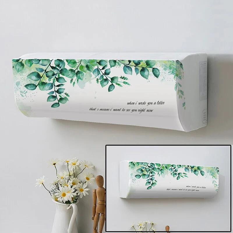 1pc Air Condition Cover Indoor Hanging Air Conditioning Protective Case Nordic Style Dustproof Cover for Home Hotel Decoration
