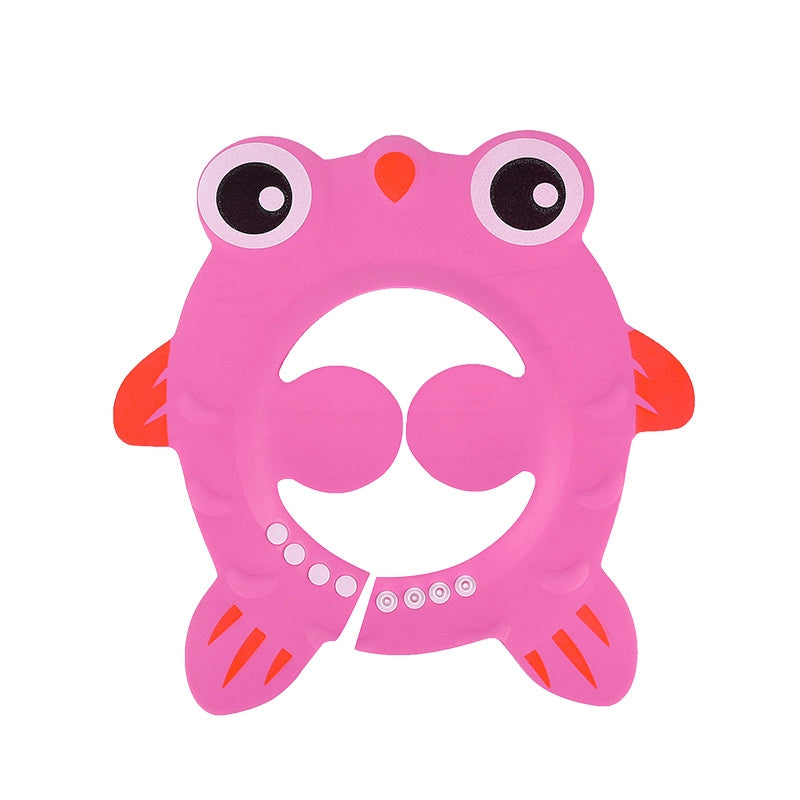 Cute Cartoon Waterproof Ear Protection Shampoo Cap Baby Accessories