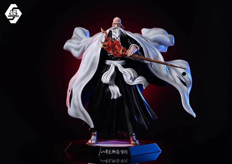 Pre-order LC-Studio Bleach Team Thirteen Chief Captain Yamamoto Genryuusai Shigekuni Statue/GK-LC 凌晨（狂牛给的微信）