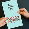 (US Only)DIY Diamond Art Greeting Cards Congratulations Cards & Gifts (10pcs Birds)
