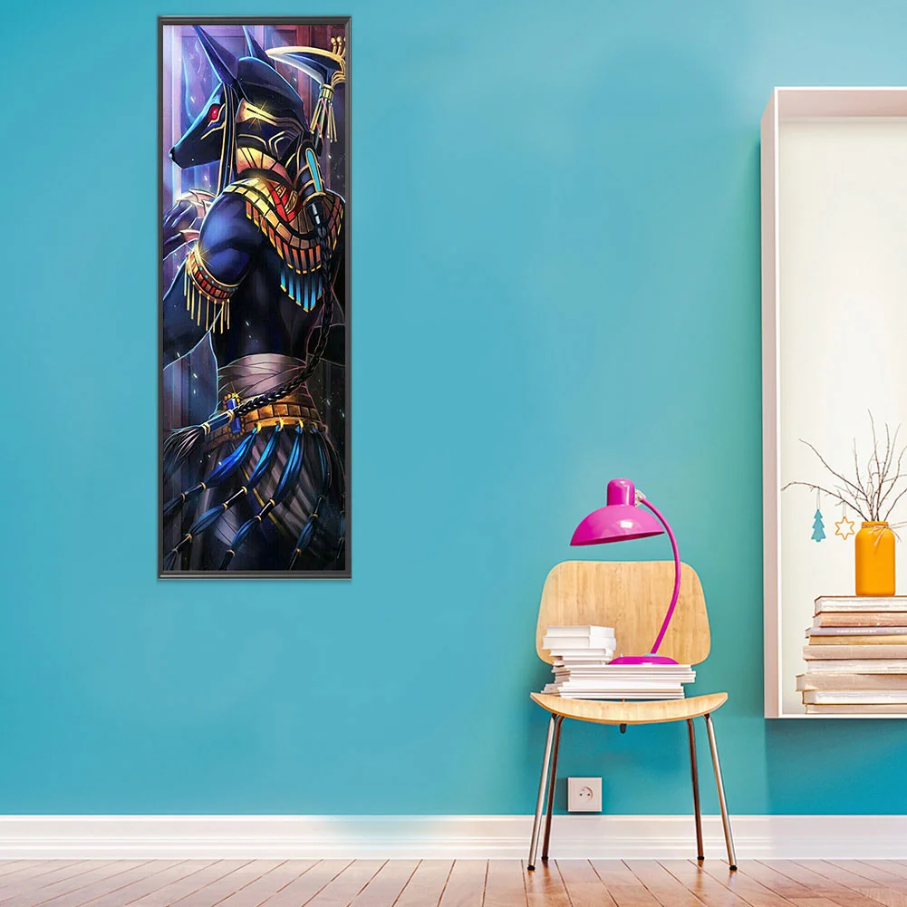 Full Square Diamond Painting 35*85cm - Donkey-Headed Warrior