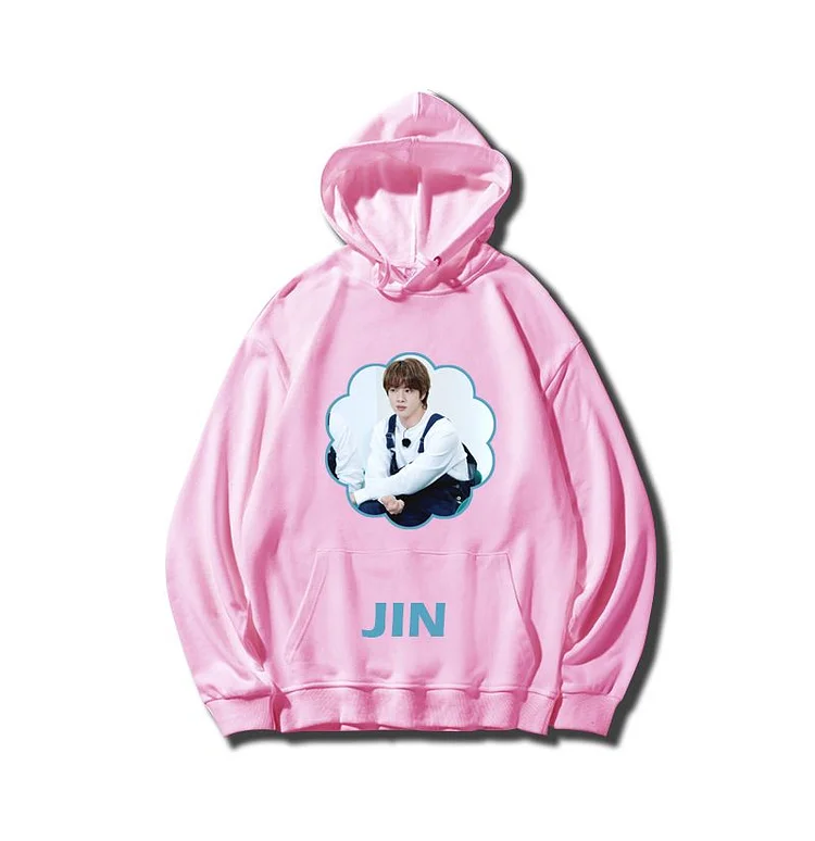 Jin pink hot sale hoodie