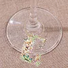 2Pcs Buchstabe C Weinglas Charms - 5d DIY Handwerk Anhänger
