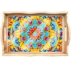 DIY Diamond Painting Wooden Tray Food Tray with Handle Living Room Decoration Donut Wooden Tray Kit