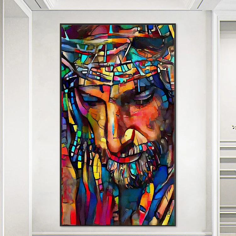 Jesus-Full Round Diamond Painting 40*80cm