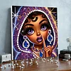 (Pre-Framed)Diamond Painting-DIY Crystal Rhinestone Girl(25x25cm)