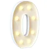 70cm LED Number Figure Light Easy To Assemble & Lightweight Large Lighted Number Warm Lighting & Radiant Atmosphere for Anniversary Graduation Decoration