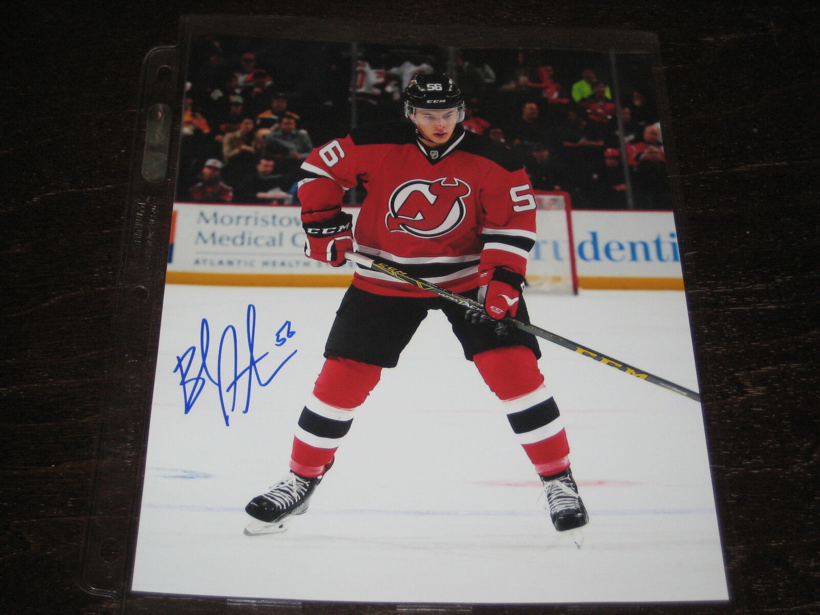 BLAKE PIETILA autographed NJ NEW JERSEY DEVILS 8x10 Photo Poster painting #2