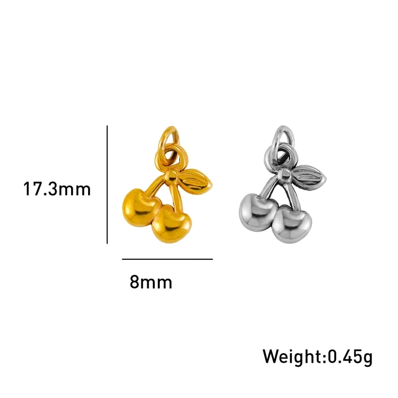 Animal Fruit Rose Pendant Melon Seed Buckle Earring Findings