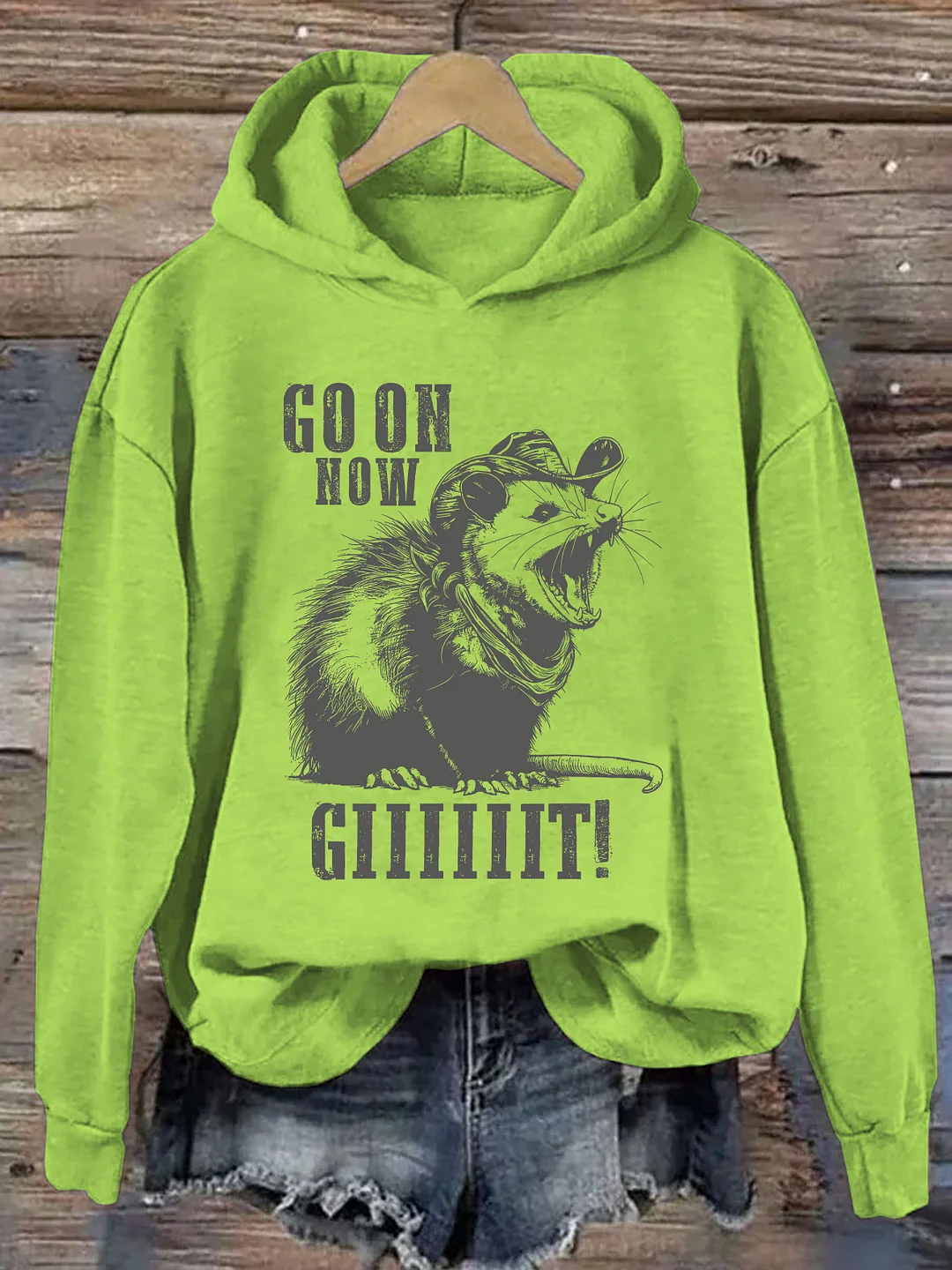 Cowboy Possum Hoodie