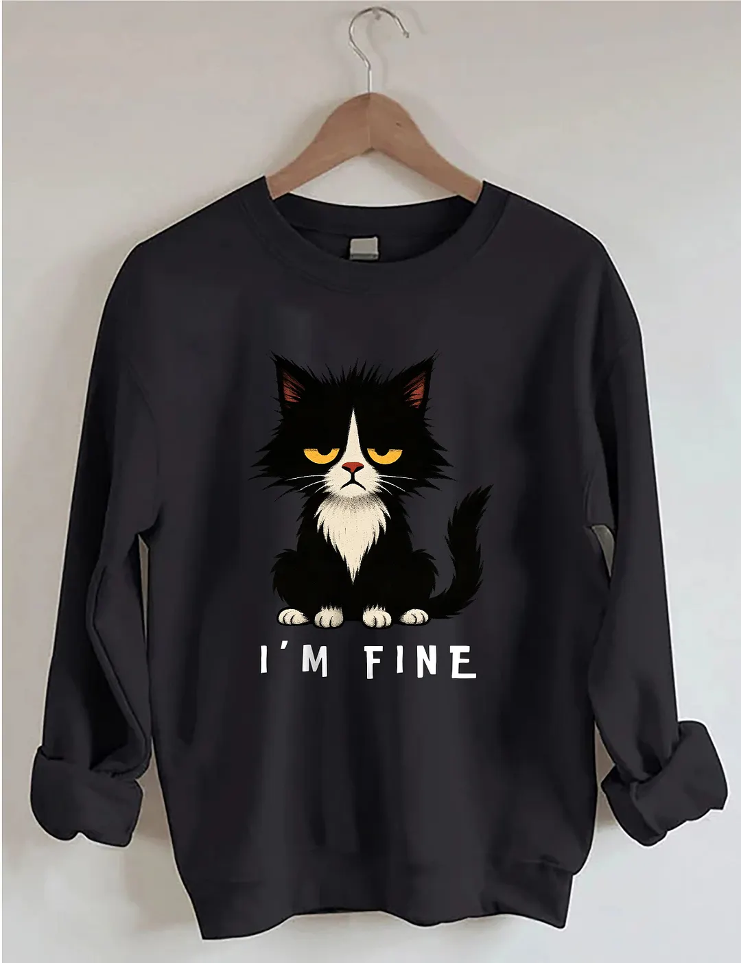 I'm Fine Cat Sweatshirt