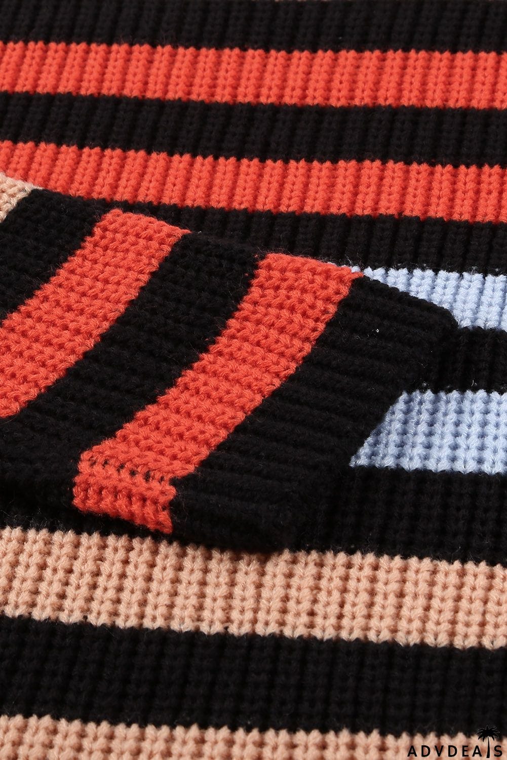 Striped Drop Shoulder Sweater