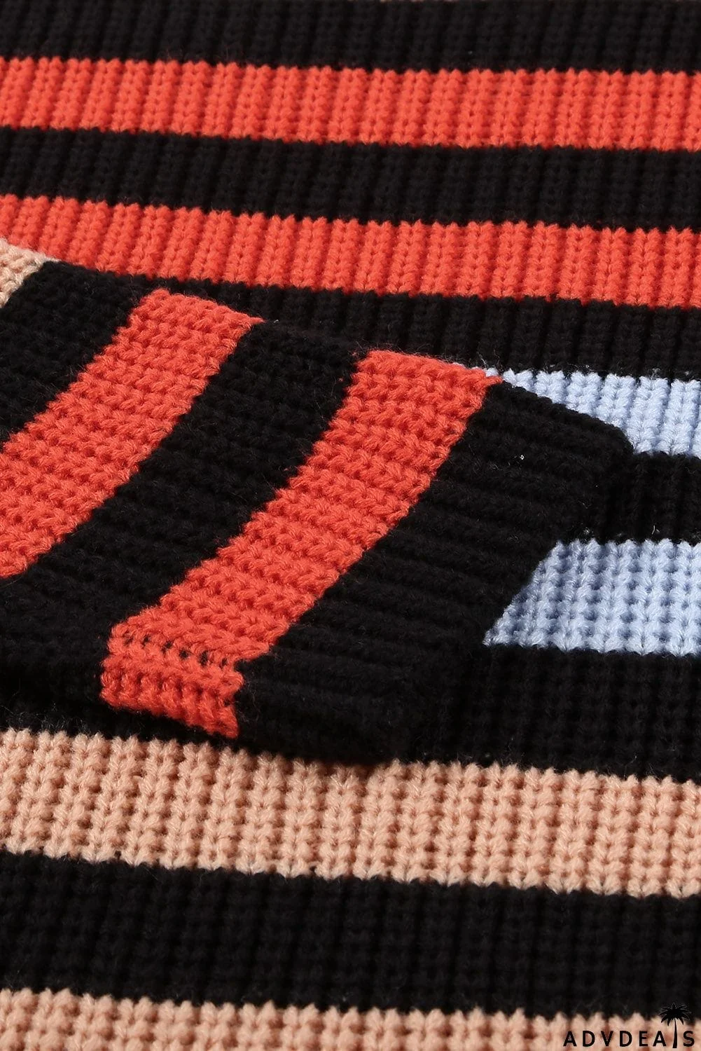 Striped Drop Shoulder Sweater