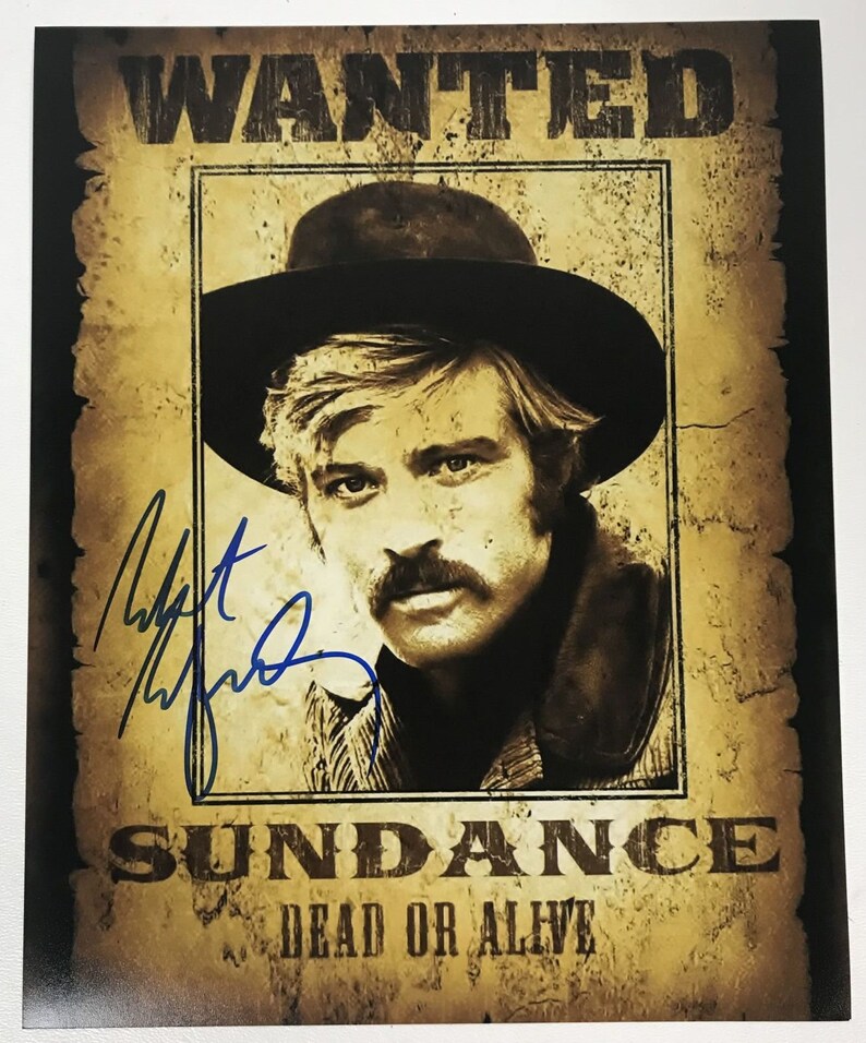 Robert Redford Signed Autographed Butch Cassidy & The Sundance Kid