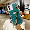 2023 Lovely Plating Heart Bracelet Case For iPhone 12 Pro Max 11 XS Max XR 7 8 Plus