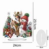 Diamond Painting Acrylic Snowman Desktop Ornaments Kit