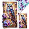 (40*70cm)Owl - Full Round Drill Diamond Painting