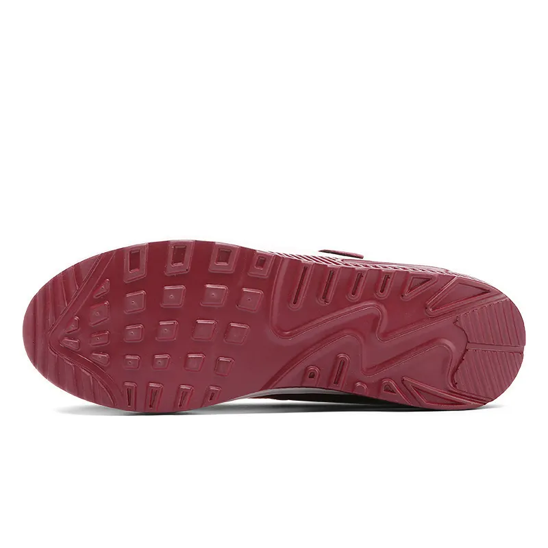 Breakj Breakj Single-Shoe Women 2025 New Air Cushion Low-Top Magic Sticker Light Single-Shoe Solid-Color Mesh Women's Shoes