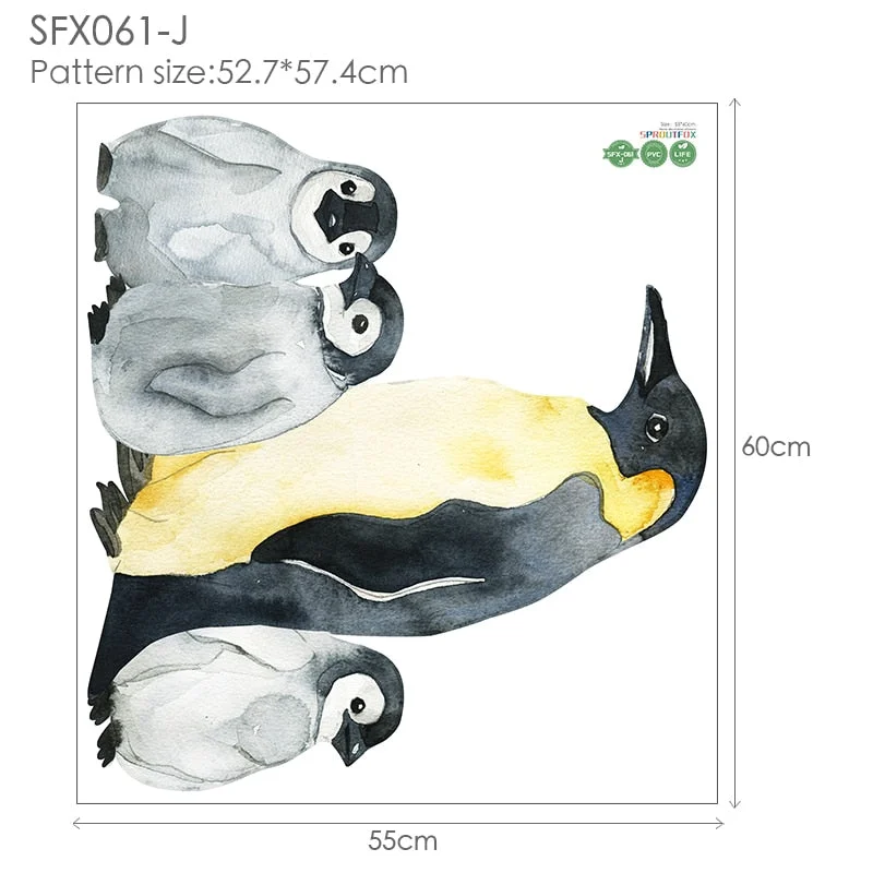 Vinyl Decorative Wall Stickers Home Decor Living Room Large Animal Decals Wall Stickers Bedroom Wall Decorations Living Room