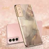 2021 Luxury Plating Pattern Camera All-inclusive Electroplating Process Case For Samsung S21 S21 Plus S21 Ultra